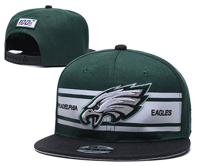 Eagles Team Logo Green 100th Season Adjustable Hat YD Eagles Team Logo Green 100th Season Adjustable Hat YD