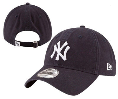 Yankees Team Logo Black Peaked Adjustable Hat YD Yankees Team Logo Black Peaked Adjustable Hat YD