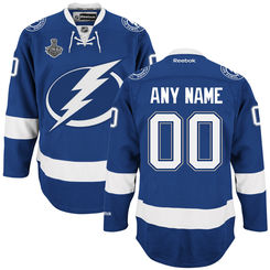 Men's Reebok Blue Tampa Bay Lightning Premier Home Stanley Cup Finals Custom Jersey Men's Reebok Blue Tampa Bay Lightning Premier Home Stanley Cup Finals Custom Jersey