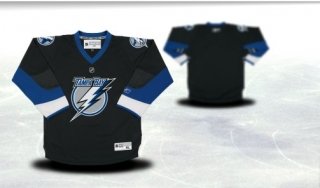 Tampa Bay Lightning Youth black Jersey (Blank or Customized) Tampa Bay Lightning Youth black Jersey (Blank or Customized)