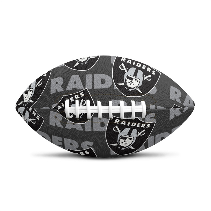 Las Vegas Raiders Team Logo Mini Football (11.9in-7.3in)