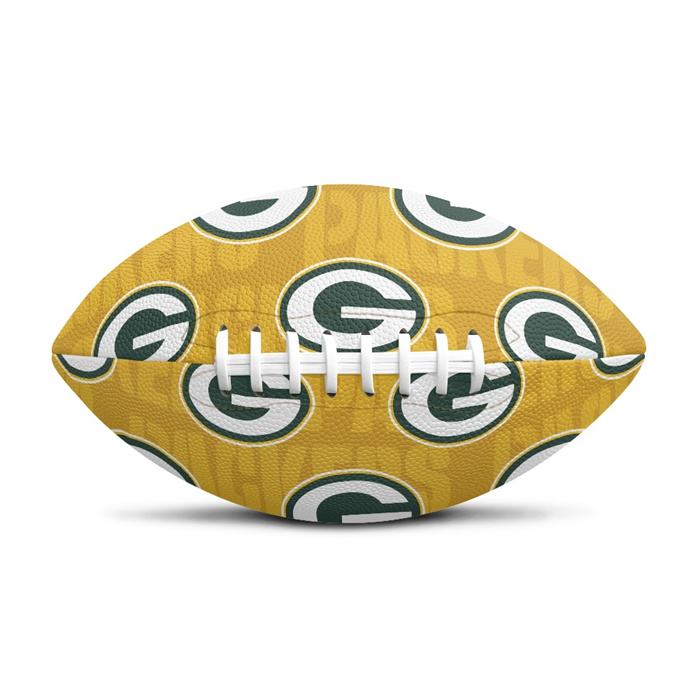 Green Bay Packers Team Logo Mini Football (11.9in-7.3in)