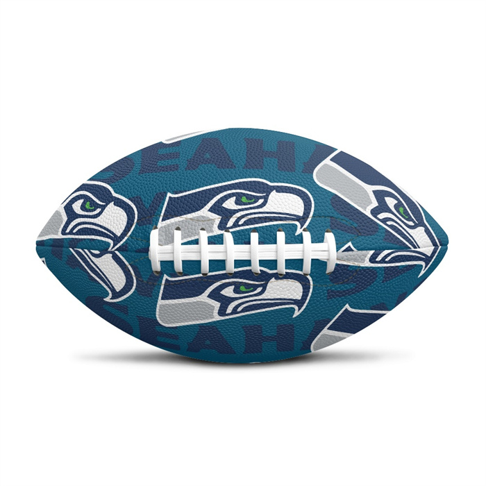 Seattle Seahawks Team Logo Mini Football (11.9in-7.3in)