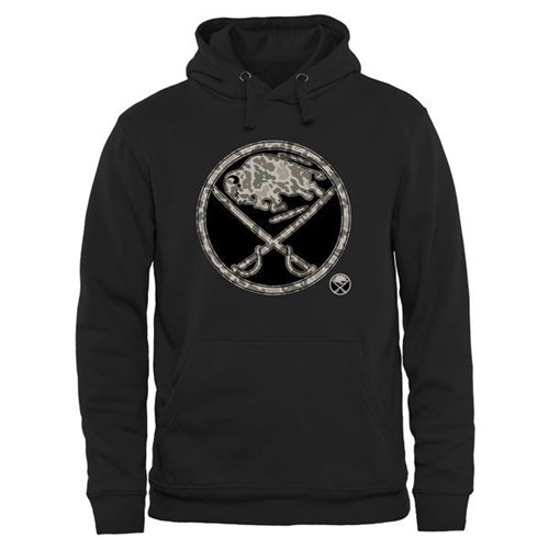 Men's Buffalo Sabres Black Rink Warrior Pullover Hoodie Men's Buffalo Sabres Black Rink Warrior Pullover Hoodie