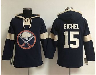 Buffalo Sabres #15 Jack Eichel Navy Blue Pullover NHL Hoodie Buffalo Sabres #15 Jack Eichel Navy Blue Pullover NHL Hoodie