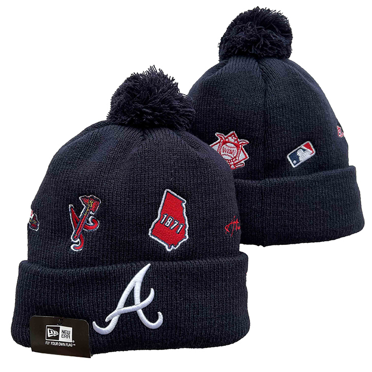 Atlanta Braves Knit Hats YD