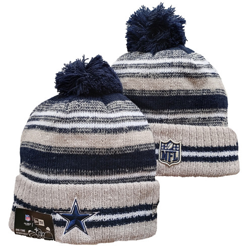 Cowboys Team Logo Pom Knit Hat YD