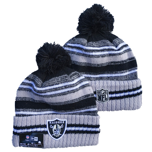 Raiders Team Logo Pom Knit Hat YD