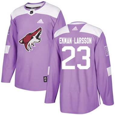 Adidas Coyotes #23 Oliver Ekman-Larsson Purple Authentic Fights Cancer Stitched NHL Jersey Adidas Coyotes #23 Oliver Ekman-Larsson Purple Authentic Fights Cancer Stitched NHL Jersey
