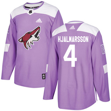 Adidas Coyotes #4 Niklas Hjalmarsson Purple Authentic Fights Cancer Stitched NHL Jersey Adidas Coyotes #4 Niklas Hjalmarsson Purple Authentic Fights Cancer Stitched NHL Jersey