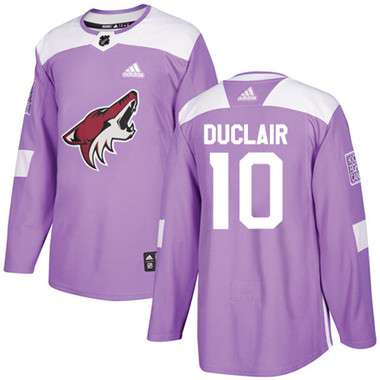 Adidas Coyotes #10 Anthony Duclair Purple Authentic Fights Cancer Stitched NHL Jersey Adidas Coyotes #10 Anthony Duclair Purple Authentic Fights Cancer Stitched NHL Jersey
