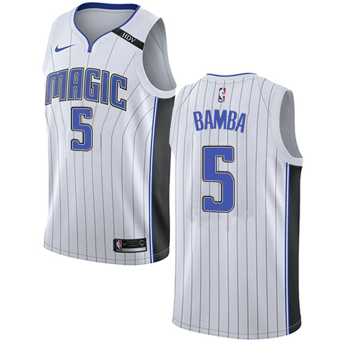 Nike Magic #5 Mohamed Bamba White Youth NBA Swingman Association Edition Jersey Nike Magic #5 Mohamed Bamba White Youth NBA Swingman Association Edition Jersey