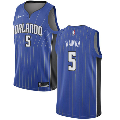 Nike Magic #5 Mohamed Bamba Royal Youth NBA Swingman Icon Edition Jersey Nike Magic #5 Mohamed Bamba Royal Youth NBA Swingman Icon Edition Jersey