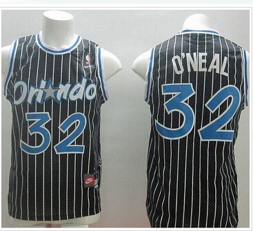 Youth NBA Magic #32 Shaquille O'Neal Black Nike Throwback Stitched Jersey Youth NBA Magic #32 Shaquille O'Neal Black Nike Throwback Stitched Jersey