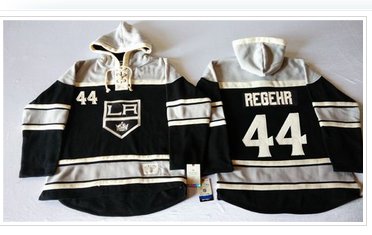Los Angeles Kings #44 Robyn Regehr Black Sawyer Hooded Sweatshirt Stitched NHL Jersey Los Angeles Kings #44 Robyn Regehr Black Sawyer Hooded Sweatshirt Stitched NHL Jersey