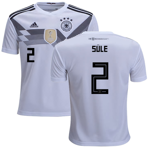 Germany #2 Sule White Home Kid Soccer Country Jersey