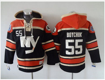 New York Islanders #55 Johnny Boychuk Dark Blue Sawyer Hooded Sweatshirt Stitched NHL Jersey New York Islanders #55 Johnny Boychuk Dark Blue Sawyer Hooded Sweatshirt Stitched NHL Jersey