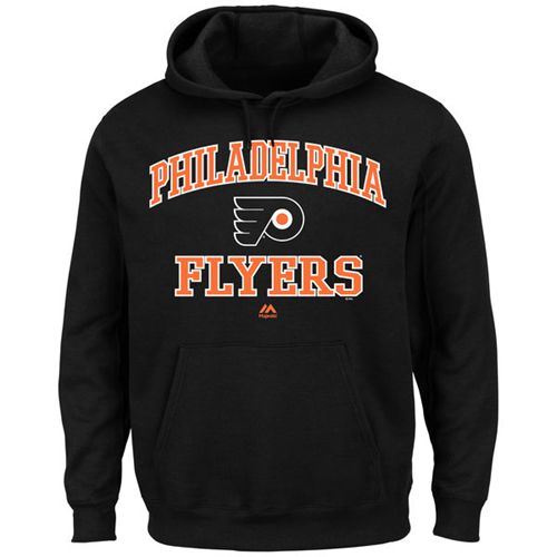 Philadelphia Flyers Majestic Heart & Soul Hoodie Black Philadelphia Flyers Majestic Heart & Soul Hoodie Black