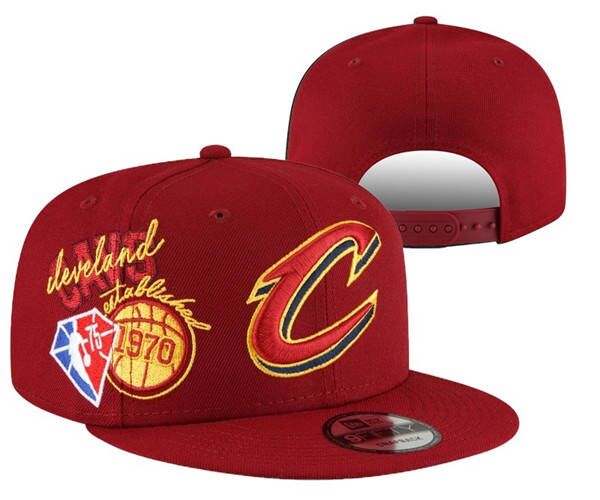 Cleveland Cavaliers Stitched Snapback 75th Anniversary Hats 008 Cleveland Cavaliers Stitched Snapback 75th Anniversary Hats 008