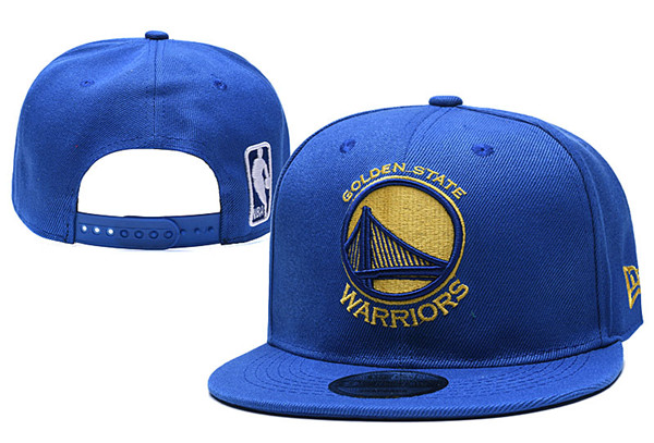 Warriors Team Logo Snapback Hat Blue TX