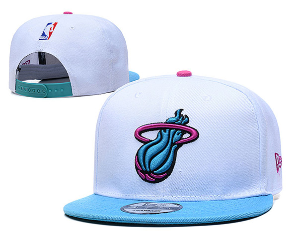 Heat Team Logo White Adjustable Hat TX