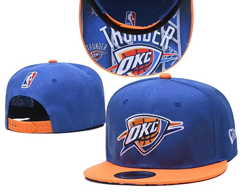 Thunder Team Logo Blue Orange Adjustable Hat TX Thunder Team Logo Blue Orange Adjustable Hat TX