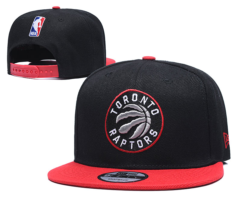 Raptors Team Logo Black Red Adjustable Hat TX Raptors Team Logo Black Red Adjustable Hat TX