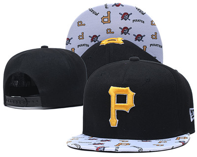 Pirates Team Logo Black White Adjustable Hat TX Pirates Team Logo Black White Adjustable Hat TX