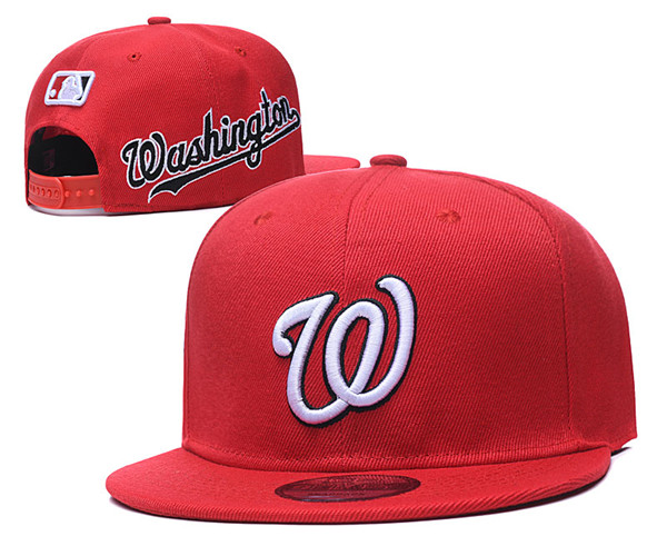 Nationals Team Logo Red Adjustable Hat GS Nationals Team Logo Red Adjustable Hat GS