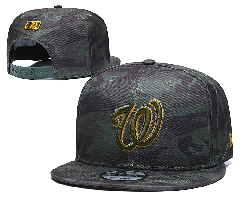Nationals Team Logo Camo Adjustable Hat TX Nationals Team Logo Camo Adjustable Hat TX
