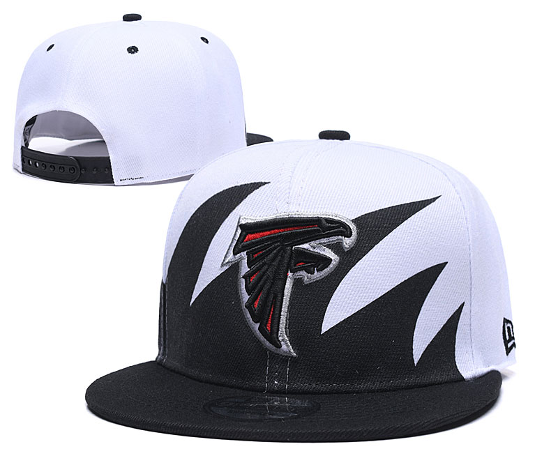 Falcons Fresh Logo White Black Adjustable Hat GS Falcons Fresh Logo White Black Adjustable Hat GS