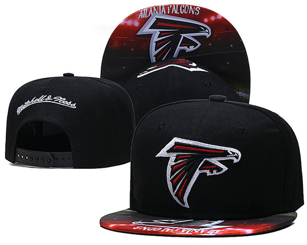 Falcons Black Snapback Hat -LH