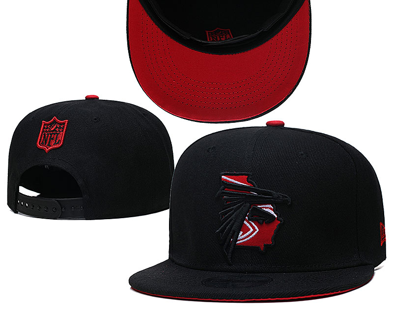 Falcons Team Logo Black New Era Adjustable Hat GS Falcons Team Logo Black New Era Adjustable Hat GS