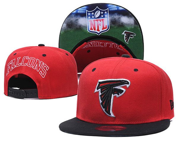 Falcons Team Logos Adjustable Red Hat GS Falcons Team Logos Adjustable Red Hat GS