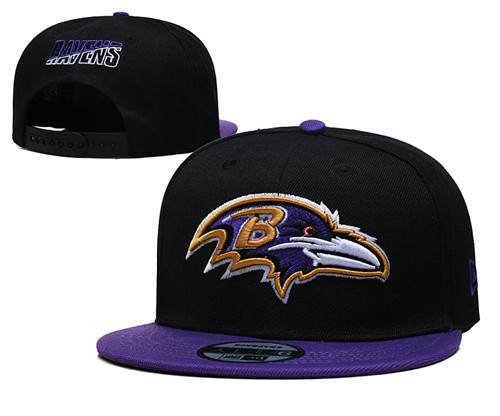 Ravens Black Snapback Hat --TX Ravens Black Snapback Hat --TX
