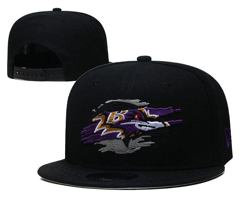 Ravens Black Snapback Hat- -YD Ravens Black Snapback Hat- -YD