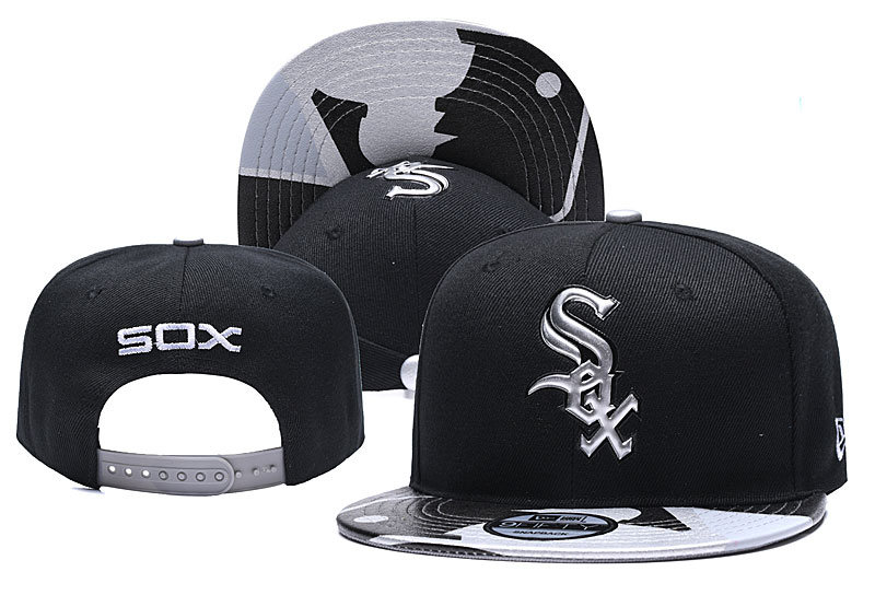 White Sox Team Logo Black Adjustable Hat YD White Sox Team Logo Black Adjustable Hat YD