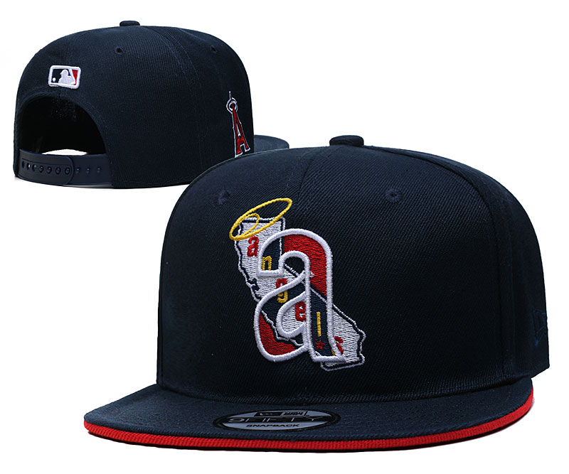 Angels Navy Snapback Hat--YD Angels Navy Snapback Hat--YD
