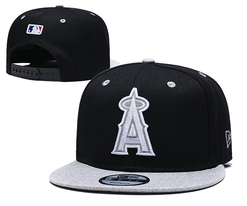 Angels Team Logo Black Gray Adjustable Hat TX Angels Team Logo Black Gray Adjustable Hat TX