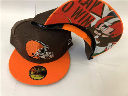 Browns Snapback Hat-- -LH Browns Snapback Hat-- -LH