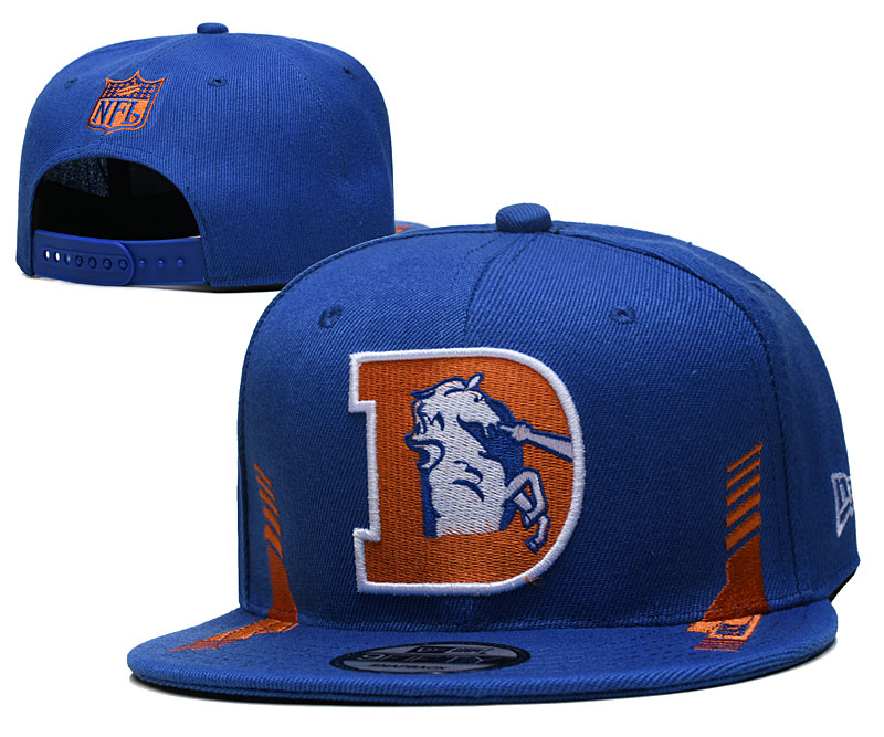 Broncos Team logo Snapback Hat Blue-- YD Broncos Team logo Snapback Hat Blue-- YD