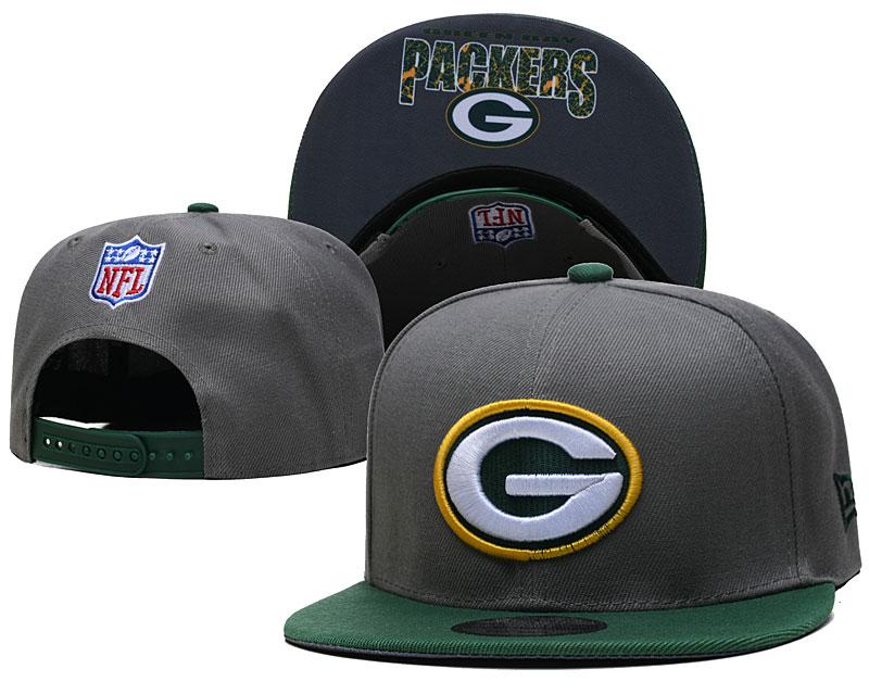 Packers Gray Snapback Hat --TX Packers Gray Snapback Hat --TX