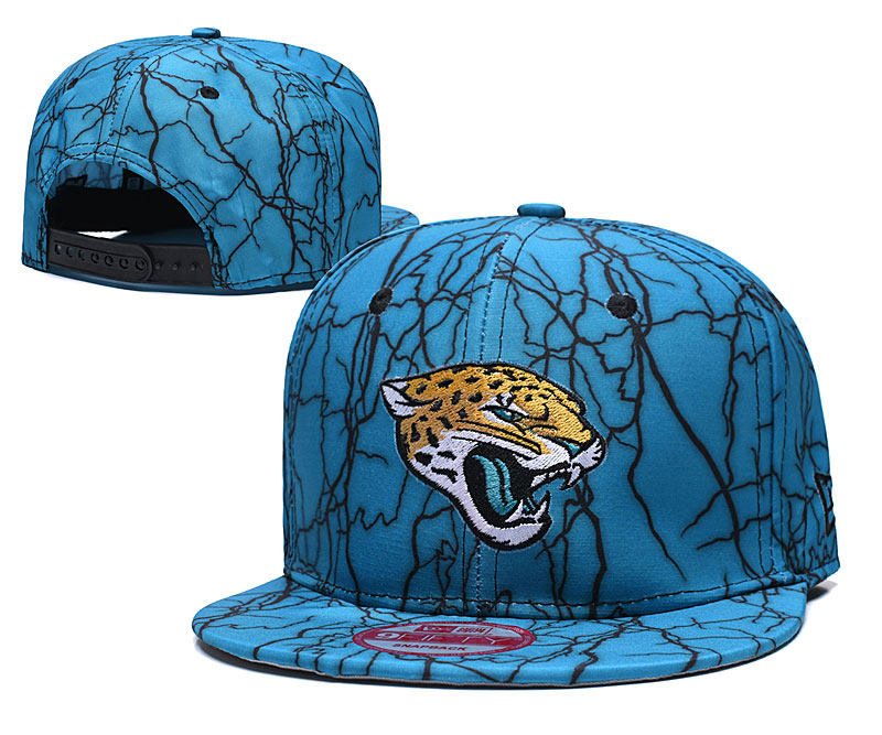 Jaguars Team Logo Blue Adjustable Hat TX