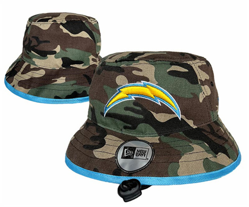 Los Angeles Chargers Salute To Service Stitched Bucket Fisherman Hats 059 Los Angeles Chargers Salute To Service Stitched Bucket Fisherman Hats 059