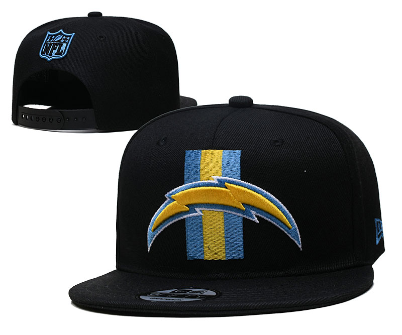 Chargers Black Snapback Hat --YD Chargers Black Snapback Hat --YD