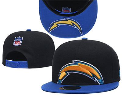 Chargers Team Logo Black Royal Adjustable Hat GS Chargers Team Logo Black Royal Adjustable Hat GS
