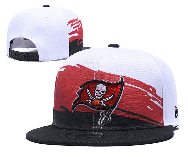 Buccaneers Team Logo White Red Black Adjustable Hat GS Buccaneers Team Logo White Red Black Adjustable Hat GS
