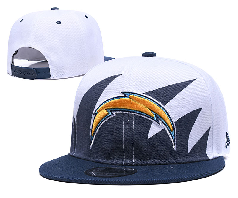 Chargers Team Logo White Navy Adjustable Hat GS Chargers Team Logo White Navy Adjustable Hat GS