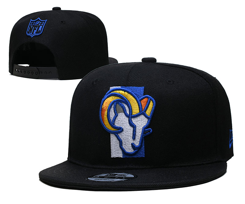Rams Black Snapback Hat --YD Rams Black Snapback Hat --YD