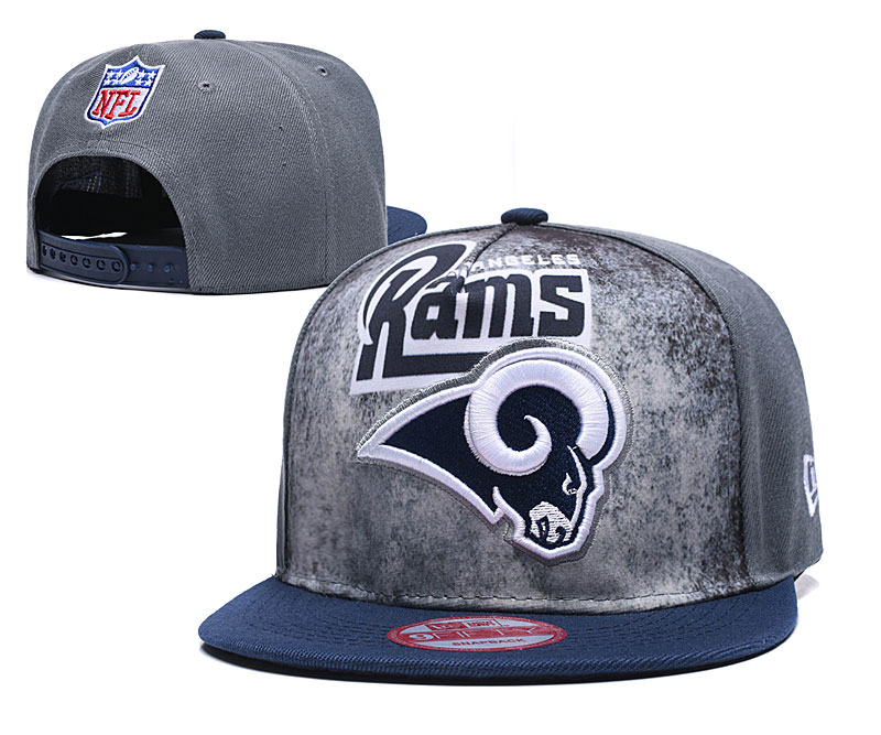 Rams Team Logo Gray Adjustable Hat TX Rams Team Logo Gray Adjustable Hat TX